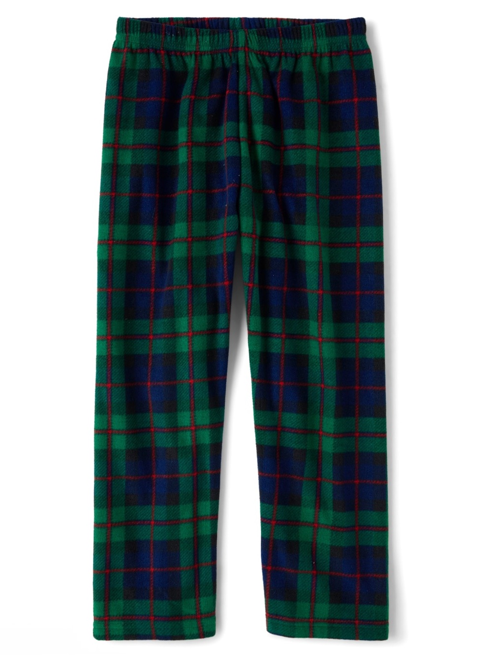 Park Bench Green Plaid Fleece Lounge Pants